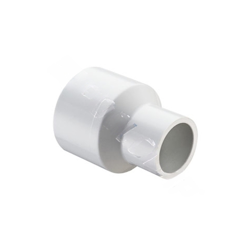 4" X 2" White Sch40 Pvc Reducing Coupling Socket