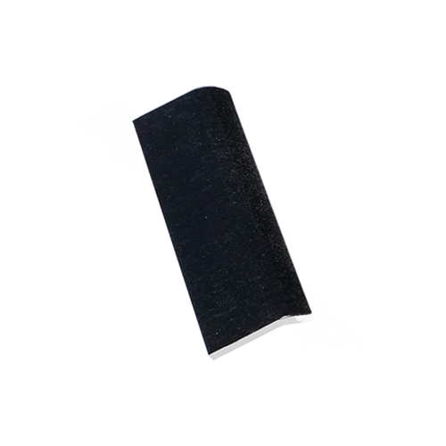 2" X 6" Bullnose Skid Resistant Step Tile Black