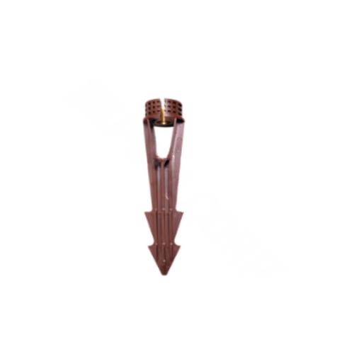 Brass Slotted Large Brown Pvc Stake