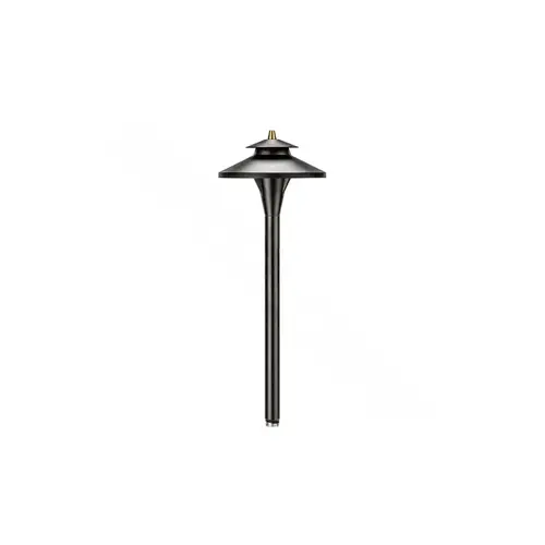 16.375" Architectural Bronze Aluminum Path Light With T3 Led Lamp 2.5w