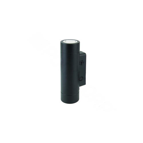 6-1/2" Black On Aluminum Wall Cylinder 12v With 3 Cct Selection