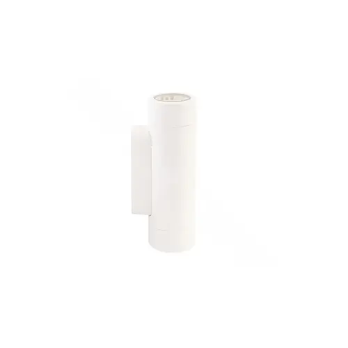 6-1/2" White On Aluminum Wall Cylinder 12v With 3 Cct Selection