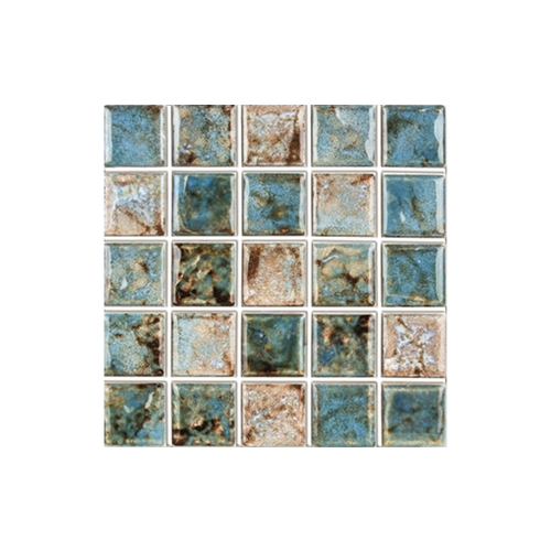 Cvkbqs113  1x1 Turquoise Baroque Stone