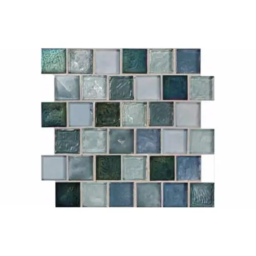 1sht/0.868sqf Aquascapes 1x1 Glass Tile