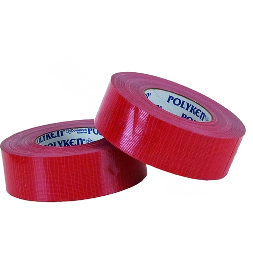 9mil 2"x60yd Red Poly Cloth Duct Tape