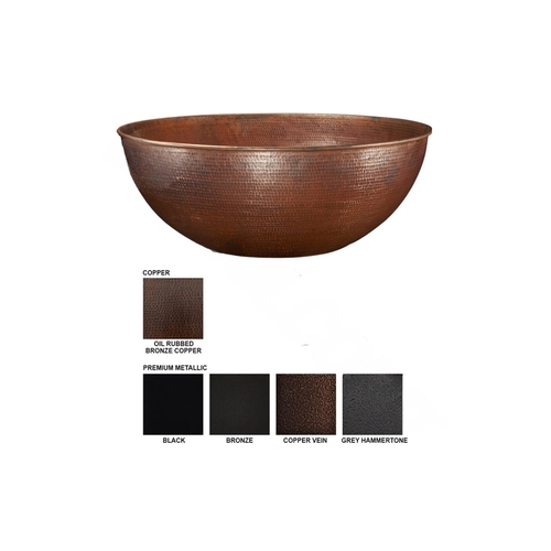 COVER POOLS INC FBLEGCOP31S 30" Standard Legacy Copper Fire Bowl