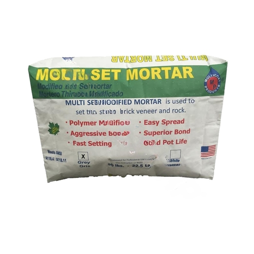 50# Gry Medium Multi Set Thinset Mortar Gray