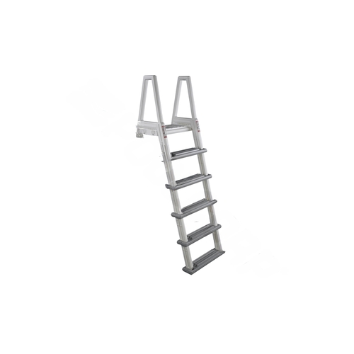 Confer Plastics 6000X Warm Gray Eliminator Heavy-duty In-pool Ladder With Barrier Beige