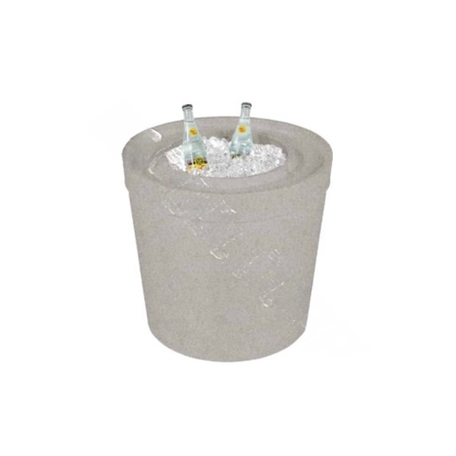 LEDGE LOUNGER INC LL-SG-IB-SS Sandstone 0-15" Water Ice Bin Side Table