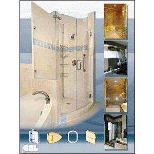 CRL FP56 Decorative PosterRight Angle Shower Enclosures