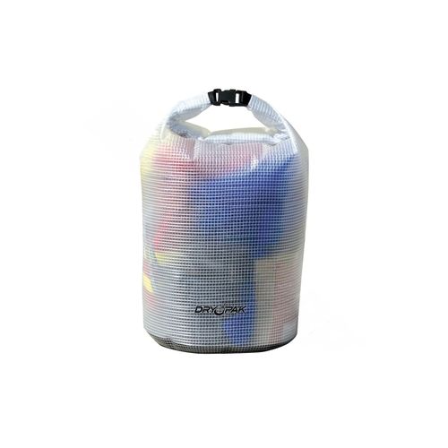 11.5"x19" Clear Dry Pak Roll Top Dry Gear Bag