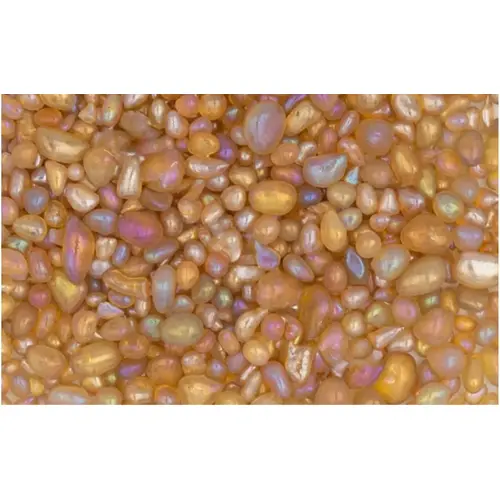 Justice Products 1009343-GB3320-2 50# 2-5mm Amber Iridescent Jelley Bean