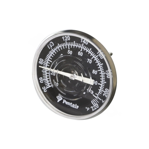 1/2'' Mnpt In-line Thermometer 50 degreef To 220 degreef