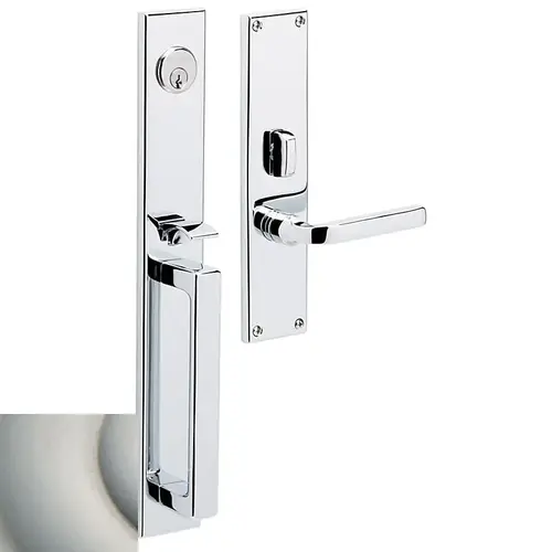 Minneapolis Right Hand Full Dummy Mortise Lock Trim Blank Plates Lifetime Satin Nickel Finish