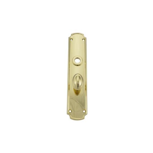 Bismark Interior Escutcheon Cut for Turn Lifetime Brass Finish