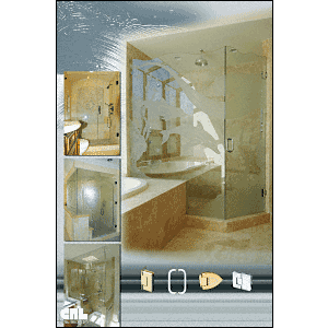 CRL FP69 Decorative PosterCustom Angle Shower Enclosures