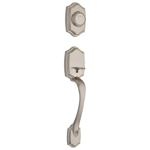 Belleview Dummy Exterior Handleset Satin Nickel Finish