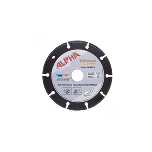 ALPHA PROFESSIONAL TOOLS GPM0578 5" Ultracut Gpm Series Vacuum-brazed Diamond Blade