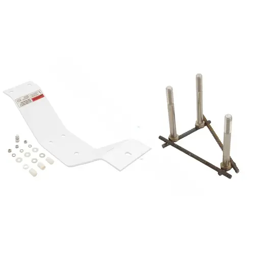 S.R. SMITH DSS-6 6' White Duro-spring Steel Diving Base Powder Coated