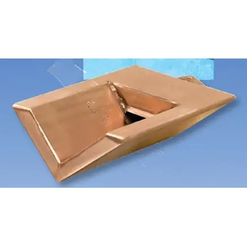 Bobe Water & Fire Features WC-6 6" Copper Wedge Scupper