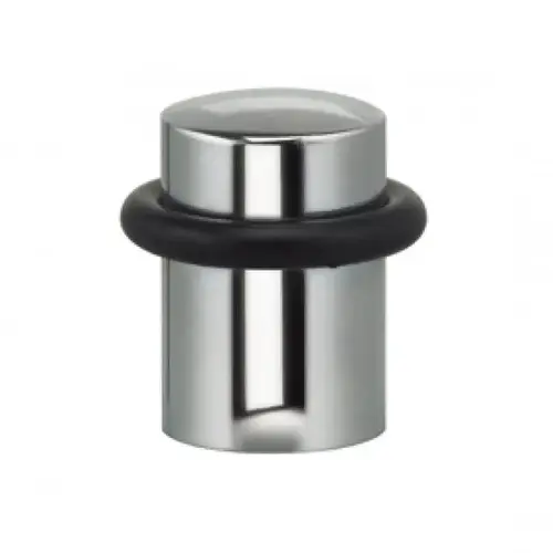 Omnia 7001.26 1-1/4" Floor Door Stop Bright Chrome Finish