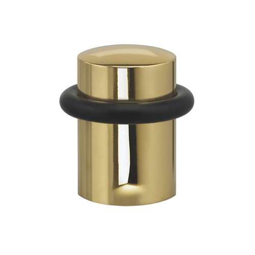 1-1/4" Floor Door Stop Bright Brass Finish