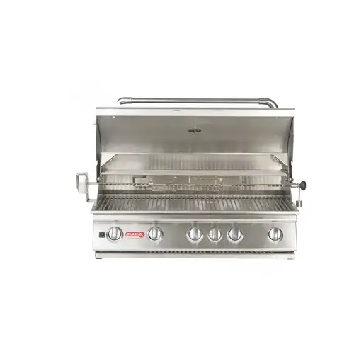 Bull Outdoor Products 57569 Brahma Gas Grill Head, 90000 Btu BTU, Natural Gas, 5 -Burner, 266 sq-in Secondary Cooking Surface