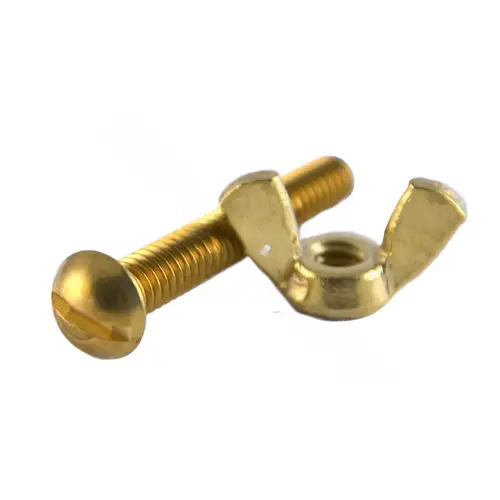 #155 Brass Bolt & Wing Nut