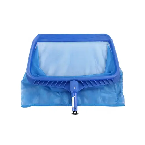 PoolStyle K065CB/SCP/B Ps065b Deluxe Series Reinforced Poly Leaf Rake Blue