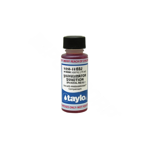 TAYLOR R-1003J-A Phenol Red Ph Indicator Solution .75 Oz Dropper Bottle