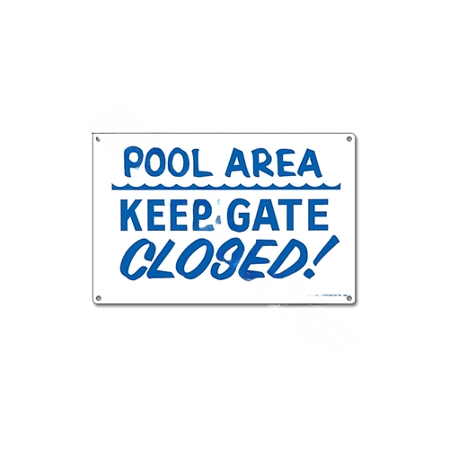 18"x12" Keep Gate Closed Sign