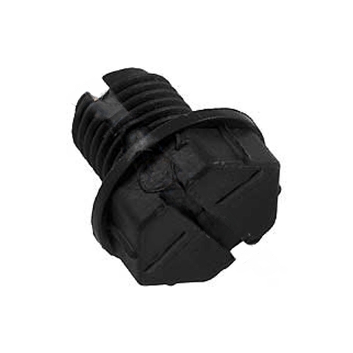 3/8" Black Quarter Slot Drain Plug