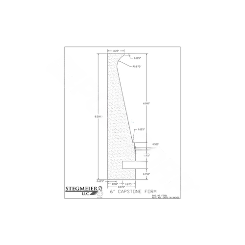 6" Capstone Preformed Clip-loc Inside Cnr - pack of 4