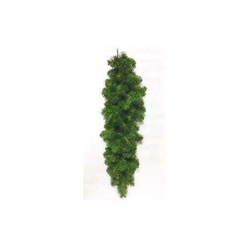 48", Unlit, 118 Tips, Teardrop Garland