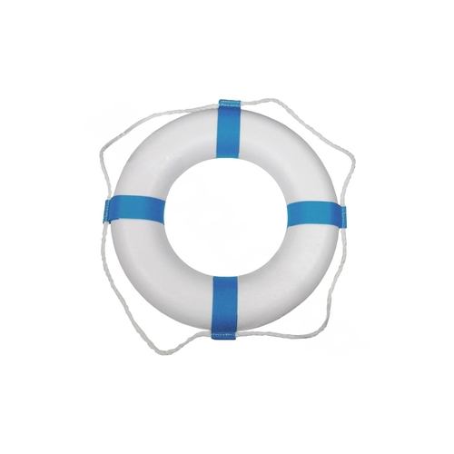 PS372, White Ring Buoy, 20" (Decorative, not Coast Guard Approved)