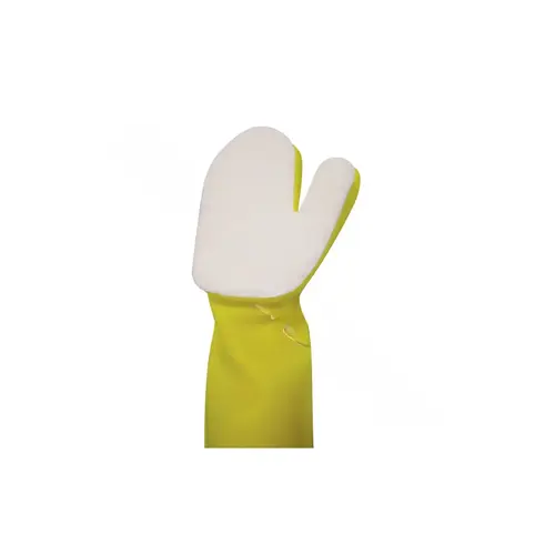 Ps605 Deluxe Series Scrub-o Pool/spa Cleaning Mitt Yellow/White