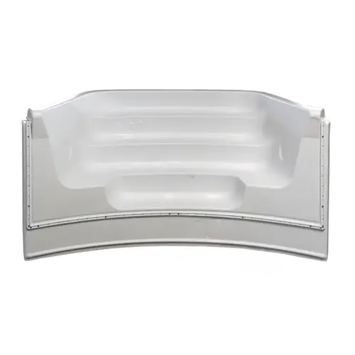 Quaker Plastics QP-0084TSR Qkr 8' 4 Tread Twin Seat Radius White