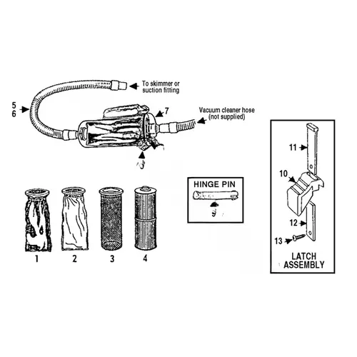 186 Leaf Trap Latch Handle