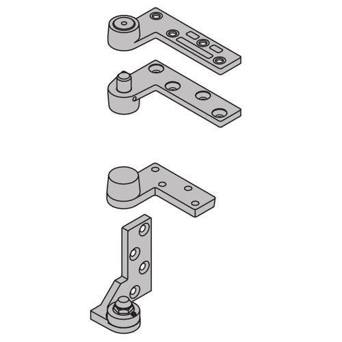 Left Hand 3/4" Offset Pivot Set 200 Pound Oil Rubbed Bronze Finish