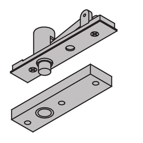 1-1/2" Center Hung Top Pivot 300 Pounds Bright Chrome Finish