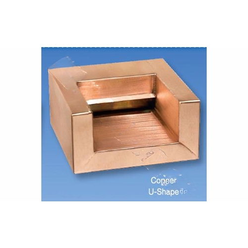 10" Copper U-shaped Scupper