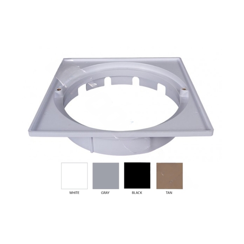 CMP 25538-900-000 White Square Skimmer Cover & Collar