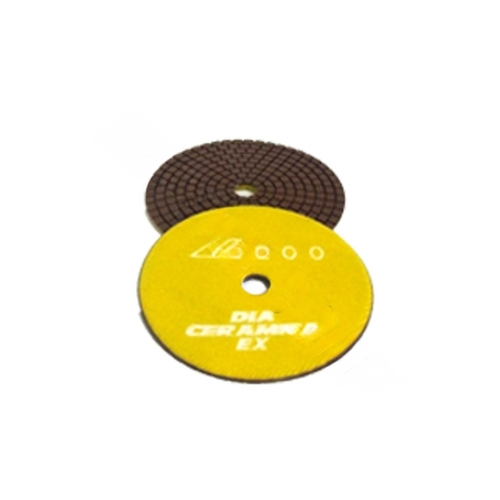 4" 200 Grit Yellow Ceramica Ex Wet Polishing Disc