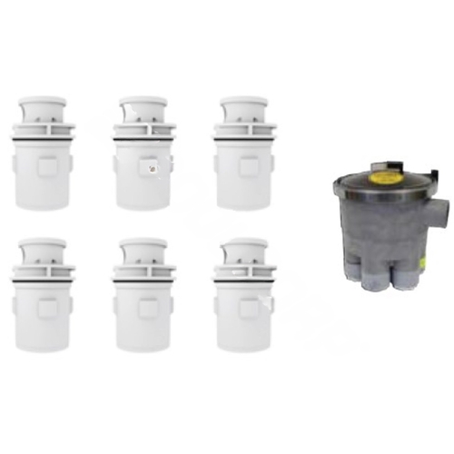 Quickcirc Circulation System With 2-port Valve & 6 Dark Gray G4 Heads