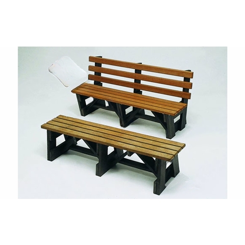 BRIGHT IDEA SHOPS FP2025 6' Flat Boardwalk Bench Without Back