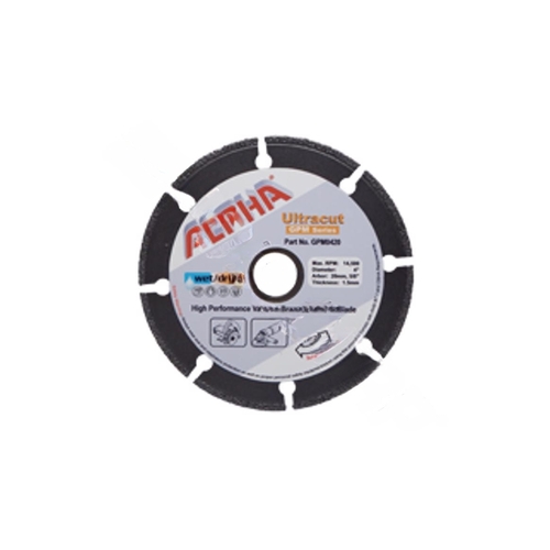 ALPHA PROFESSIONAL TOOLS GPM0420 4" Ultracut Gpm Series Vacuum-brazed Diamond Blade