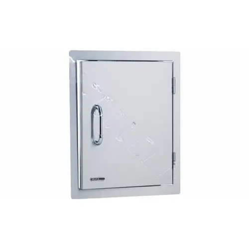 Bull Outdoor Products 89975 Double-Walled Door, 17-7/8 in L, 22 in W, 1-7/8 in H, Stainless Steel