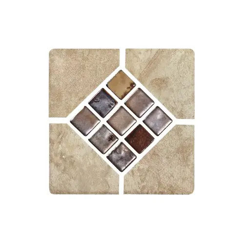 6" X 6" Catania Stone Look Tile Sand Deco