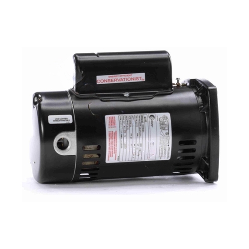 REGAL BELOIT QC1052 Odp Square Flange Pool Filter Motor 0.5hp 115/230v Satin Black