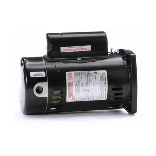 Odp Square Flange Pool Filter Motor 0.5hp 115/230v Satin Black